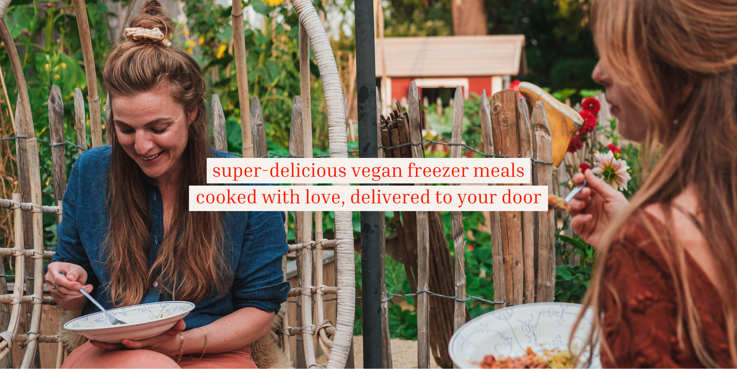 Vegan freezer meals home delivered by Solid Stash