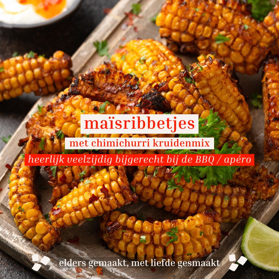 Crispy - Sweet Corn Ribs with Chimichurri Seasoning (~10pcs) - Solid Stash