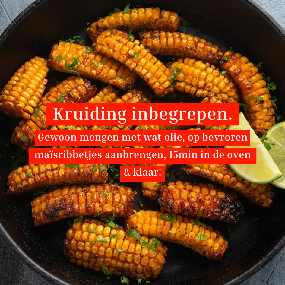 Crispy - Sweet Corn Ribs with Chimichurri Seasoning (~10pcs) - Solid Stash