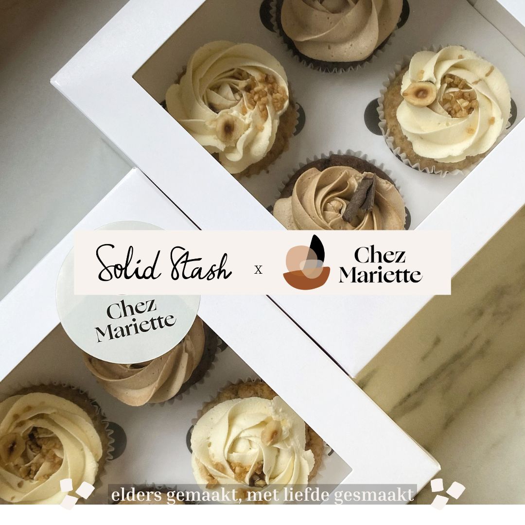Limited Edition Birthday Cupcakes by Chez Mariette (4 pcs) - Solid Stash